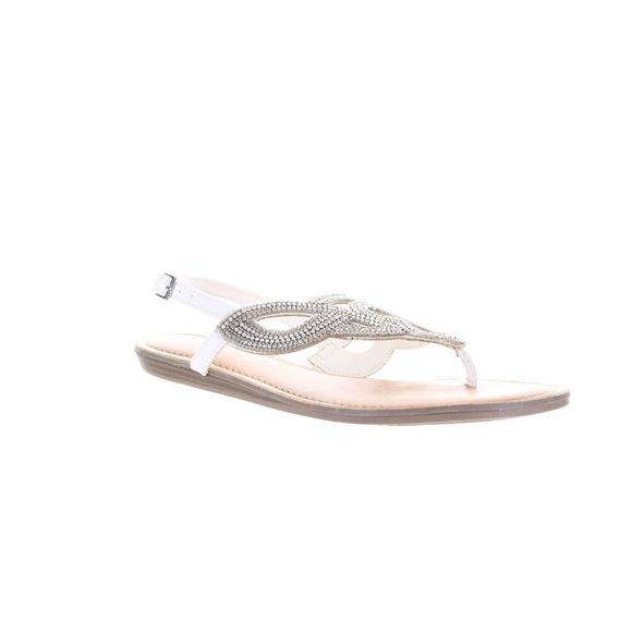 Fergie Womens White Slingbacks Size 6.5 Medium (B, M) - Picture 2 of 4